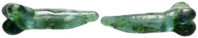 ANCIENT ROMAN GLASS PHALLUS PENDANT.(1st- 3rd Century).Ae.

Condition : Good very fine.

Weight : 7.01 gr
Diameter : 43 mm