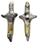 ANCIENT ROMAN SILVER MALE FIGURINE.(1st- 3rd century).Ar.

Condition : Good very fine.

Weight : 4.5 gr
Diameter : 30 mm