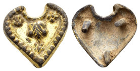 ANCIENT BYZANTINE BRONZE BELT BUCKLE. (8th – 11th century AD).Ae.

Condition : Good very fine.

Weight : 7.6 gr
Diameter : 24 mm
