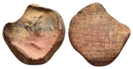 ANCIENT ROMAN TERRACOTTA SEAL / BULLA.(1st-2nd Century).

Condition : Good very fine.

Weight : 1.77 gr
Diameter : 17 mm