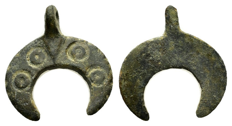 ANCIENT ROMAN BRONZE PENDANT.(1st-2nd century).Ae.

Condition : Good very fine.
...