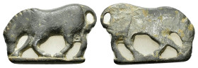 ANCIENT ROMAN BRONZE HORSE STATUETTE.(1st-2nd century).Ae.

Condition : Good very fine.

Weight : 11.7 gr
Diameter : 34 mm