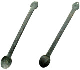 ANCIENT ROMAN BRONZE MEDICAL INSTRUMENT (1st-3rd).Ae.

Condition : Good very fine.

Weight : 15.7 gr
Diameter : 124 mm