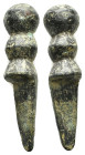 ANCIENT ROMAN BRONZE SWORD PENDANT.(Circa 1st - 2nd century).Ae.

Condition : Good very fine.

Weight : 52.09 gr
Diameter : 63 mm