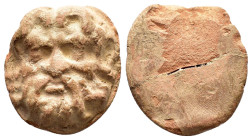 ANCIENT ROMAN TERRACOTTA SEAL / BULLA.(1st-2nd Century).

Condition : Good very fine.

Weight : 14.6 gr
Diameter : 34 mm