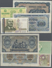 Bulgaria: Bulgaria National Bank, huge lot with 41 banknotes, series 1944-1997, comprising for example 20 and 500 Leva 1944-45 (P.68b, 71a, aUNC, VF),...