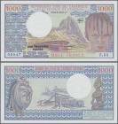 Cameroon: Banque des États de l'Afrique Centrale - République Unie du Cameroun, 1.000 Francs 01.01.1982, P.16d in UNC condition.
 [differenzbesteuert...