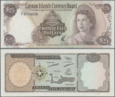 Cayman Islands: Cayman Islands Currency Board, 25 Dollars L.1971 with prefix A/1, P.4 in perfect UNC condition. Very Rare!
 [differenzbesteuert]
