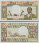 Central African Republic: Banque des États de l'Afrique Centrale - Empire Centrafricain, 10.000 Francs ND(1978) with portrait of Emperor Jean Bédél Bo...