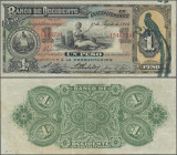 Guatemala: Banco de Occidente, 1 Peso 1914, P.S173c, great condition with bright colors, just some folds and a few minor spots, Condition: VF/VF+.
 [...
