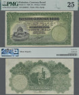 Palestine: Palestine Currency Board, 1 Pound 20th April 1939, serial number J650557, P.7c, PMG graded 25 Very Fine with minor repairs.
 [differenzbes...