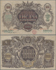 Ukraina: Ukrainian State, 1.000 Karbovantsiv ND(1920) with prefix ”AЖ” – printed in Warsaw, without small letter ”W” above prefix of right serial #, P...