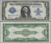 United States of America: United States Treasury, Silver Certificate - blue seal, 1 Dollar 1923 with signatures Speelman & White, P.342, almost perfec...