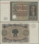 Deutschland - Deutsches Reich bis 1945: Deutsche Rentenbank, 50 Rentenmark vom 06.07.1934 – Freiherr vom Stein, Ro.165, P.172, sehr saubere Gebrauchse...
