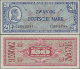 Deutschland - Bank Deutscher Länder + Bundesrepublik Deutschland: Bank deutscher Länder, Serie o.D.(1948), 20 DM ”Liberty”, Ro.246, P.9a, sehr schöne ...