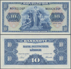 Deutschland - Bank Deutscher Länder + Bundesrepublik Deutschland: Bank deutscher Länder, Serie 1949, 10 DM mit Serie N/P, Ro.258, P.16a in kassenfrisc...