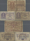 Deutschland - Nebengebiete Deutsches Reich: Société Générale de Belgique, kleines Lot mit 3 Banknoten, dabei 1 Franc vom 29.01.1916 (Ro.433a, VF, winz...