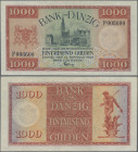 Deutschland - Nebengebiete Deutsches Reich: Danzig - Bank von Danzig, 1.000 Gulden 10.02.1924, Ro.837, minimal bestossene Ecken und leicht bestoßene E...