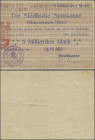 Deutschland - Notgeld - Rheinland: Hückeswagen, Stadtkasse, 5 Mrd. Mark, 29.10.1923 (Datum gestempelt), gedr. Scheck auf Städtische Sparkasse Hückeswa...