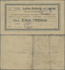 Deutschland - Notgeld - Rheinland: Lennep, Carl Offermann Feilenfabrik, 1 Mio. Mark, 29.8.1923 (Datum gestempelt), Kundenscheck des Barmer Bank-Verein...