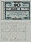Deutschland - Notgeld - Rheinland: Opladen, Landkreis Solingen, 10 Billionen Mark, 15.11.1923, No KN, Erh. I-
 [differenzbesteuert]