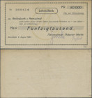 Deutschland - Notgeld - Rheinland: Remscheid, Mannesmann Motoren-Werke, 50 Tsd. Mark, 9.8.1923, Nennwert nicht literaturbekannt, Erh. III-
 [differen...