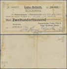 Deutschland - Notgeld - Rheinland: Remscheid, Remscheider Feilen-Fabrik Peter Gottfried Pleiss, 200 Tsd. Mark, 21.9.1923 (Datum gestempelt), Nennwert ...