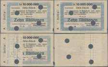 Deutschland - Notgeld - Rheinland: Remscheid-Vieringhausen, Vereinigte Beckersche Werkzeugfabriken, 10 Mio. Mark, 9.9.1923, Reihe A, bisher nicht kata...