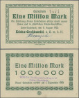 Deutschland - Notgeld - Rheinland: Unter-Eschbach, Edeka-Großhandel e.G.m.b.H., 1 Mio. Mark, 11.8.1923, Erh. II
 [differenzbesteuert]