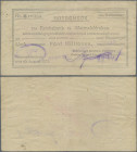 Deutschland - Notgeld - Rheinland: Wermelskirchen, Barmer Bank-Verein, 5 Mio. Mark, 10.8.1923, Scheck auf Reichsbank, Bürodruck, Erh. III
 [differenz...
