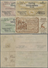 Deutschland - Notgeld - Sachsen: Sebnitz, Stadt, 25, 50, 100 Mrd. Mark, 1.11.1923, 200 Mrd. Mark, 8.11.1923, Erh. III, total 4 Scheine
 [differenzbes...