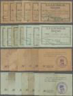 Deutschland - Notgeld - Ehemalige Ostgebiete: Schönlanke, Posen, Magistrat, 50 Pf. (6), 1 Mark (7), 8.8.1914, rückseitig unterschiedliche Abstempelung...