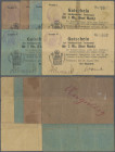 Deutschland - Notgeld - Ehemalige Ostgebiete: Tremessen, Posen, Magistrat, 1/2 (2), 1, 3 Mark, 8.8.1914, 1, 3 Mark, 28.8.1914, 4 Stück unentwertet, Er...