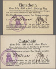 Deutschland - Notgeld - Ehemalige Ostgebiete: Westpreussen, Notgeld von 1914, nette Zusammenstellung von 44 Scheinen, mit Bischofswerder (3), Czersk 5...