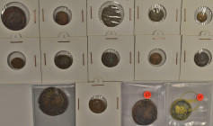 Antike: Lot 14 Kleinbronzemünzen der Römischen Kaiserzeit, alle unbestimmt, gekauft wie gesehen, keine spätere Reklamation möglich, bought as viewed, ...