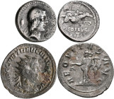Trebonianus Gallus (251 - 253): Antoninian, 3,35g. Büste mit Strahlenkrone nach rechts, IMP C C VIB TREB GALLVS P F AVG Aequitas mit Waage und Füllhor...