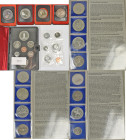 Kanada: Moneycard-Vordruckalbum mit diversen kanadischen Münzen ab ca. 1935. Dabei viele 1 Dollar Münzen (Kanu) sowie weitere Umlauf- und Gedenkmünzen...