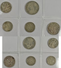 Danzig: Kleine Sammlung 5 Stück, dabei 5 Pfennig 1923+1928, 10 Pf. 1923, ½ Gulden 1932 und 1 Gulden 1932.
 [differenzbesteuert]