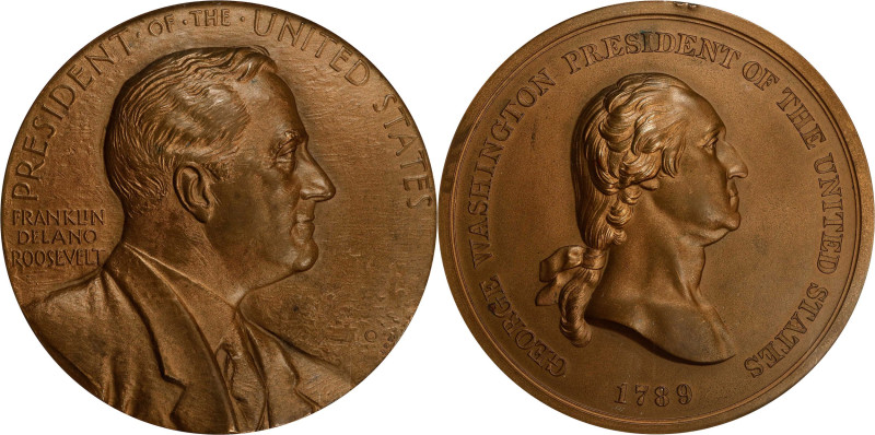 1936 United States Assay Commission Medal. JK AC-81, Baker B-348. Rarity-6. Bron...