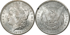 1879-CC GSA Morgan Silver Dollar. Clear CC. MS-64 (PCGS).
This is a lovely example of one of the more challenging Carson City Mint Morgan dollar issu...