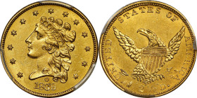 1839-O Classic Head Quarter Eagle. HM-1, Winter-1. Rarity-3. High Date, Wide Fraction. MS-62 (PCGS).
An attractive and superior quality example of th...