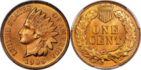 1909 Indian Cent. MS-67 RD (PCGS).
Vivid rose-red mint color blankets both sides of this sharply struck, lustrous and virtually pristine example. The...