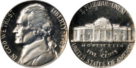 1965 Jefferson Nickel. SMS. MS-67 Deep Cameo (PCGS).
A profound strike and condition rarity that combines an uncommon degree of field to device contr...