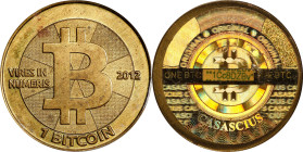 2012 Casascius 1 Bitcoin. Loaded. Firstbits 1Cc8DZBv. Series 2. Brass. MS-62 (ICG).
Loaded with 1 BTC. An excellent opportunity to acquire an example...