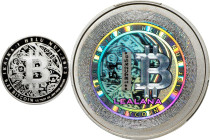 2013 Lealana 0.25 Bitcoin. Loaded. Firstbits 1BTC2k5c. Serial No. 51. Black Address, Serialized. Silver. Proof-69 Deep Cameo (PCGS).
Loaded with 0.25...