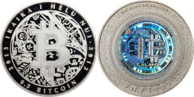 2013 Lealana 0.5 Bitcoin. Loaded. Firstbits 19RuHG2X. Serial No. 161. Buyer Funded, Black Address, Serialized. Silver. Proof-69 Deep Cameo (PCGS).
Lo...
