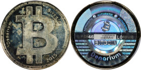 2015 Denarium "Custom Series" 1 Bitcoin. Loaded. Pre-Funded. Firstbits 165fykza. Serial No. L06546. Brass. MS-62 (PCGS).
Loaded with 1 BTC. This is a...