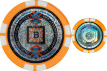 2017 Satori "Poker Chip" 0.001 Bitcoin. Loaded. Post-Fork. Serial No. 041538. Plastic. MS-70 (PCGS).
Loaded with 0.001 BTC. An important offering tha...