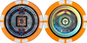 2017 Satori "Poker Chip" 0.001 Bitcoin. Loaded. Post-Fork. Serial No. 041539. Plastic. MS-70 (PCGS).
Loaded with 0.001 BTC. Featured prominently on t...