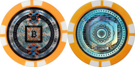 2017 Satori "Poker Chip" 0.001 Bitcoin. Loaded. Pre-Fork. Serial No. 025762. Plastic. MS-69 (ANACS).
Loaded with 0.001 BTC. First released in Japan i...